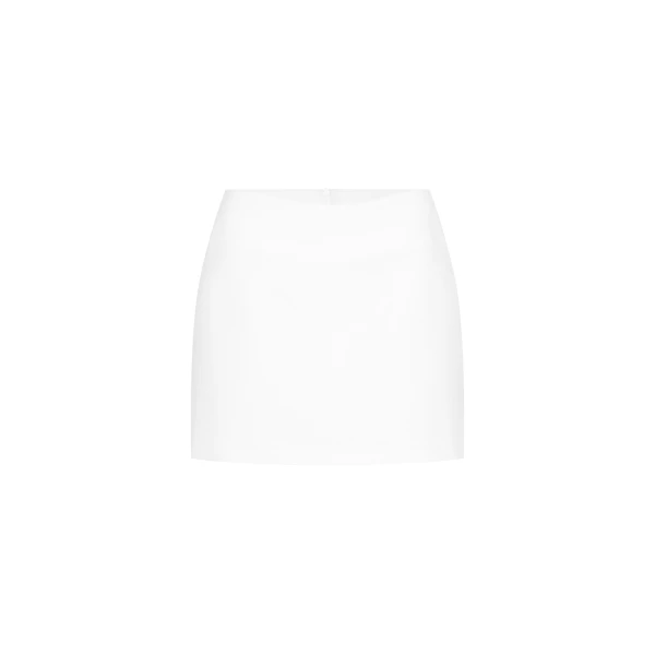 CHATS by C.Dam Hannah Vest and Skirt Set in White, view 6
