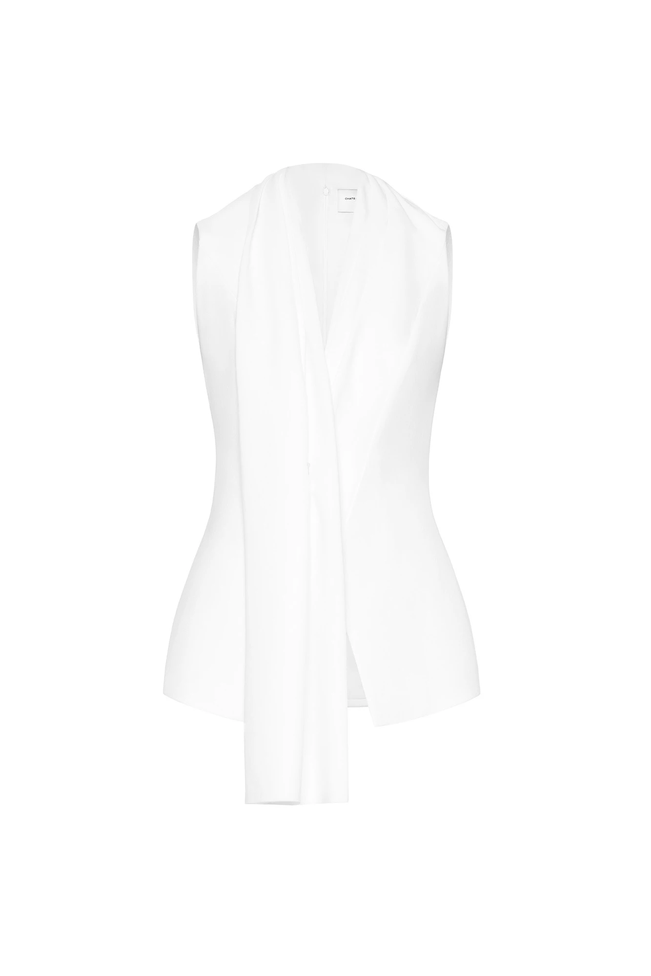 CHATS by C.Dam Hannah Vest and Skirt Set in White CHATS by C.Dam Hannah Vest and Skirt Set in White