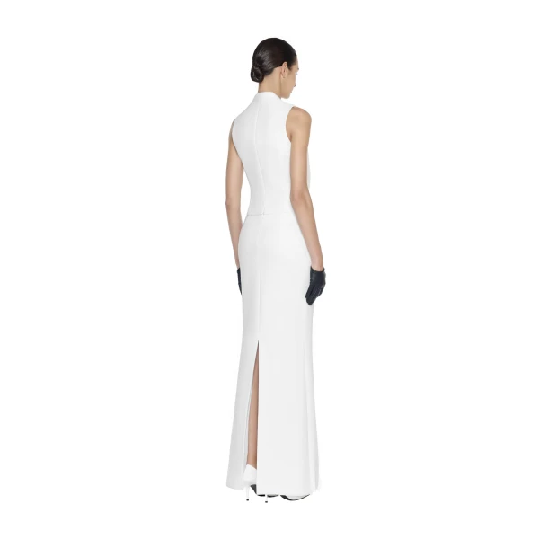 CHATS by C.Dam Hedy Vest and Skirt Set in White, view 3
