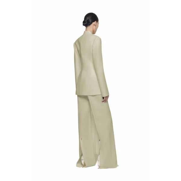 CHATS by C.Dam Hypatia Trousers in Sage Olive, view 3