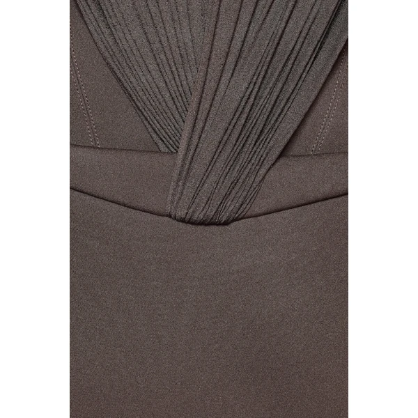 CHATS by C.Dam Irene Dress in Brown, view 5