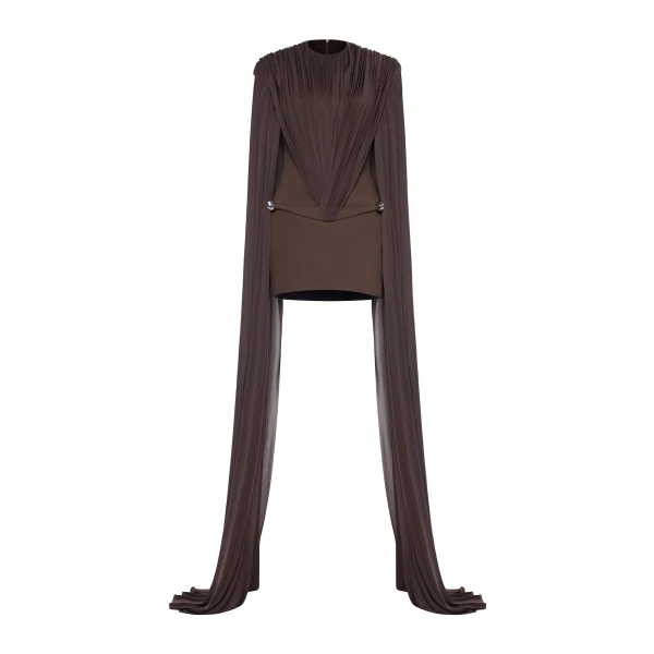 Irene Dress in Brown