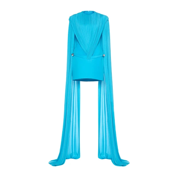 Irene Dress in Cerulean Blue