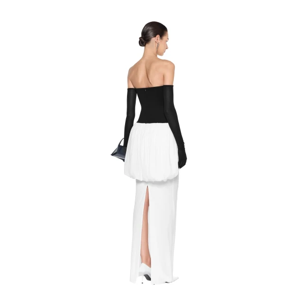 CHATS by C.Dam Katherine Dress in Black and White, view 3
