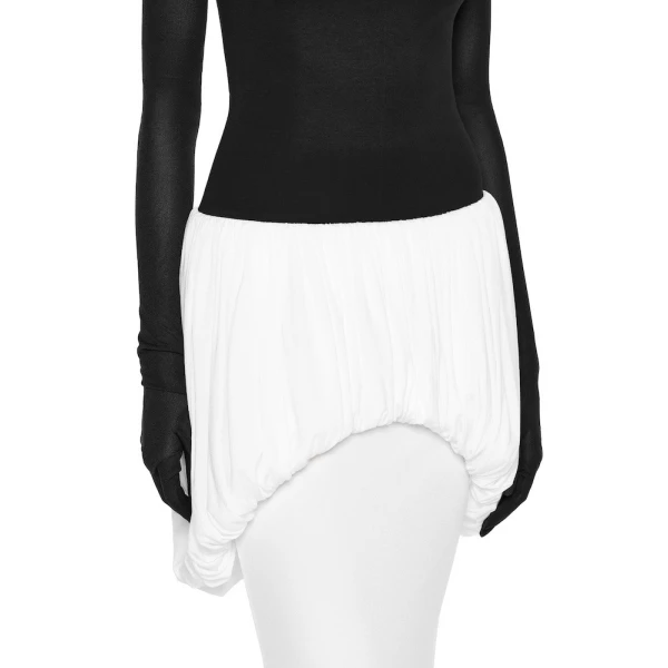 CHATS by C.Dam Katherine Dress in Black and White, view 4