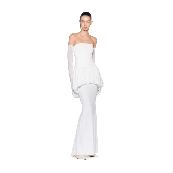 CHATS by C.Dam Katherine Dress in White, view 2