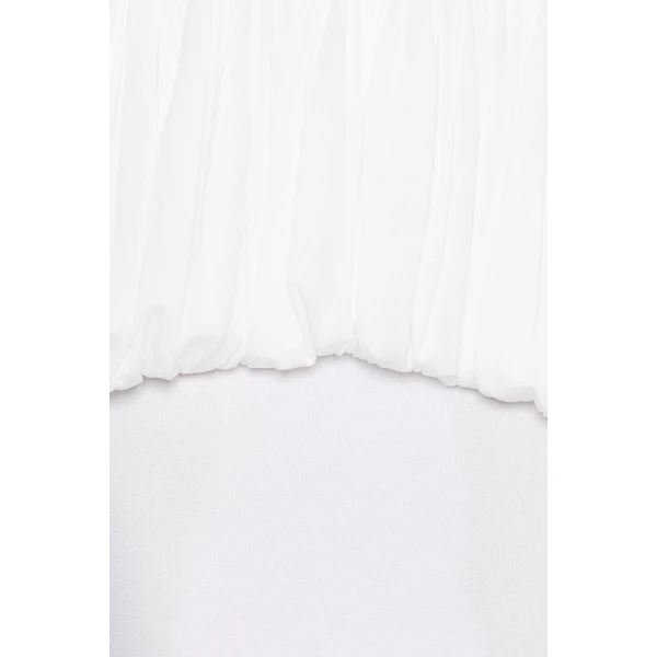 CHATS by C.Dam Katherine Dress in White, view 5