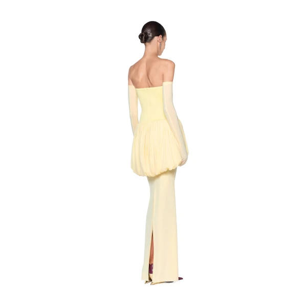 CHATS by C.Dam Katherine Dress in Yellow, view 3