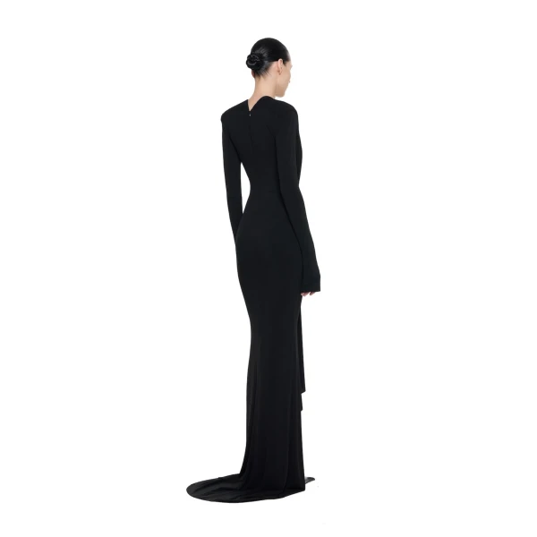 CHATS by C.Dam Keid Dress in Black, view 3
