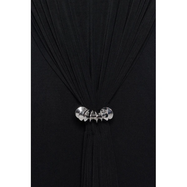 CHATS by C.Dam Keid Dress in Black, view 5