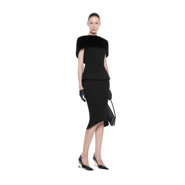 CHATS by C.Dam Libra Dress in Black, view 2