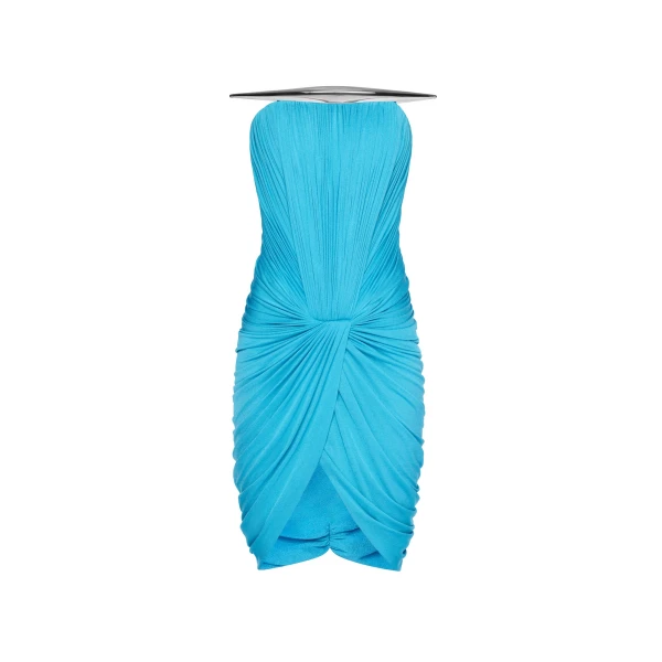 Lise Dress in Cerulean Blue