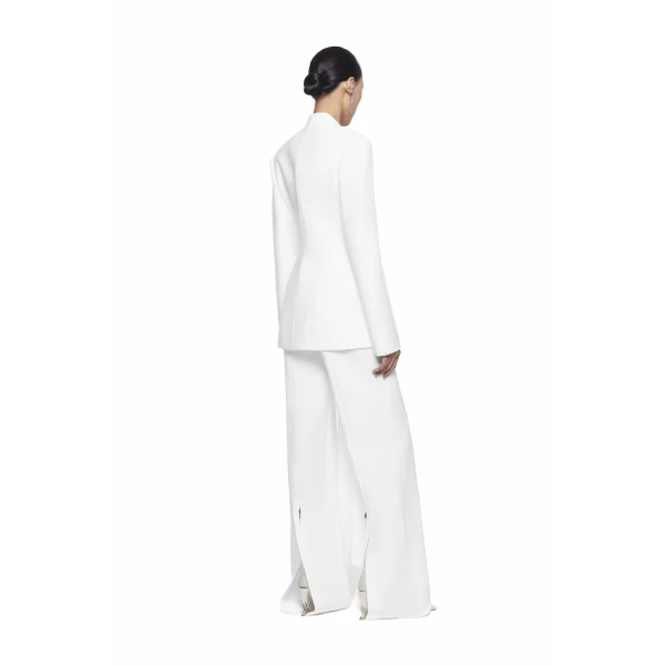 CHATS by C.Dam Mae Blazer in White, view 5