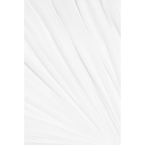 CHATS by C.Dam Maha Bodysuit in White, view 5