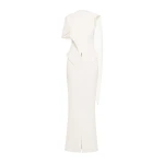 CHATS by C.Dam Margu Dress in Ivory White