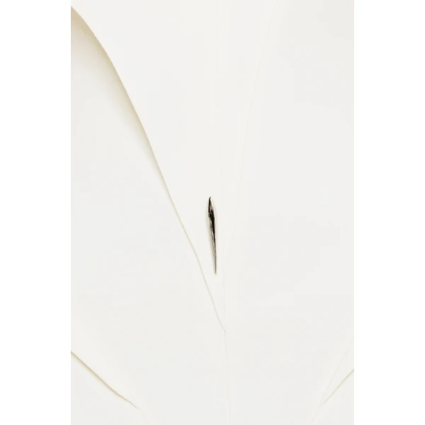 CHATS by C.Dam Margu Dress in Ivory White, view 5