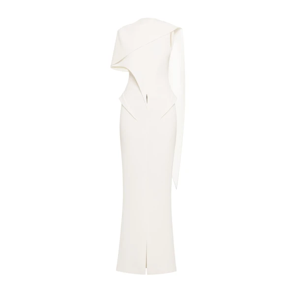Margu Dress in Ivory White