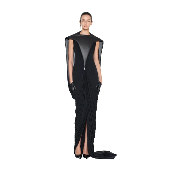 CHATS by C.Dam Mariam Dress in Black, view 2