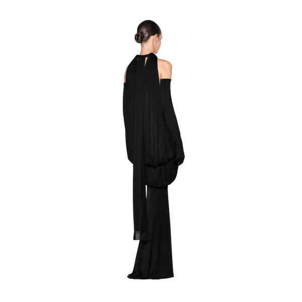CHATS by C.Dam Mayer Dress in Black, view 3