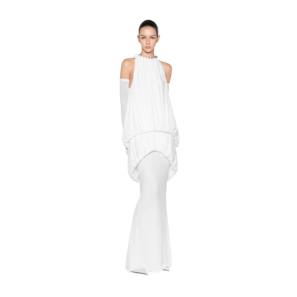 CHATS by C.Dam Mayer Dress in White, view 2