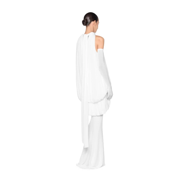 CHATS by C.Dam Mayer Dress in White, view 3