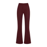 CHATS by C.Dam Miram Trousers in Maroon Red