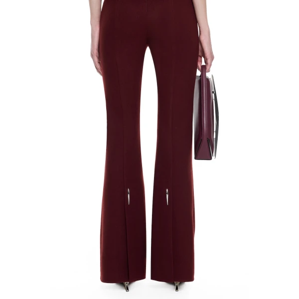 CHATS by C.Dam Miram Trousers in Maroon Red, view 4