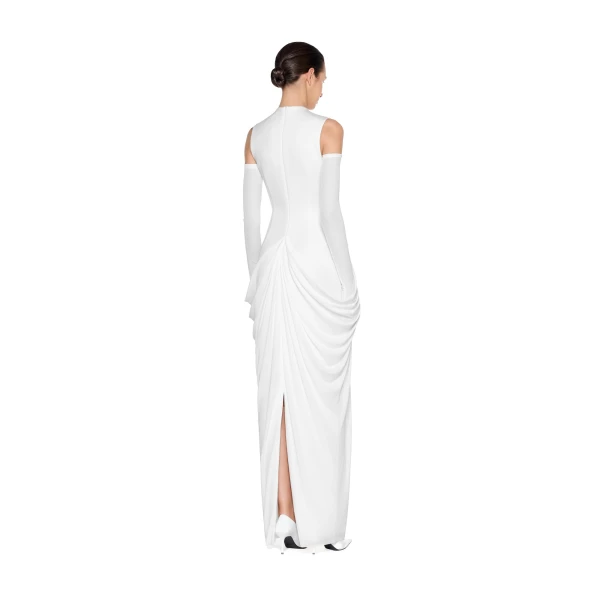 CHATS by C.Dam Noor Dress in White, view 3