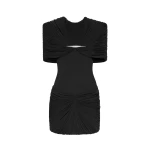 CHATS by C.Dam Rachel Dress in Black