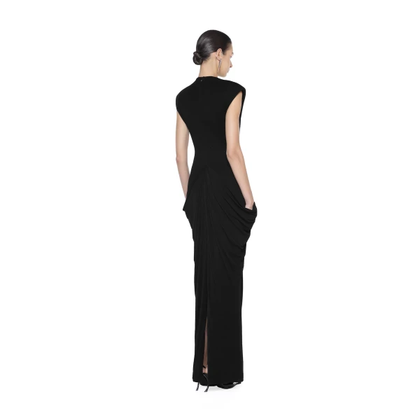 CHATS by C.Dam Rita Dress in Black, view 3
