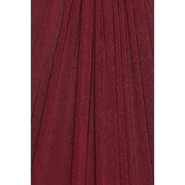 CHATS by C.Dam Rita Dress in Maroon, view 5