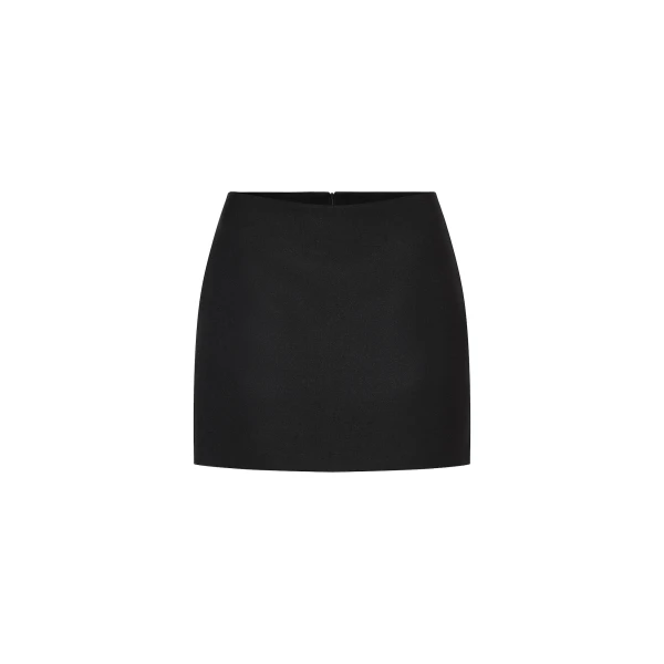 CHATS by C.Dam Rosalind Top and Skirt Set in Black, view 4