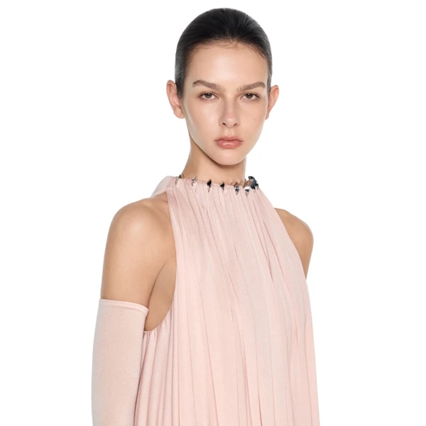 CHATS by C.Dam Rosalind Top and Skirt Set in Spanish Pink, view 5