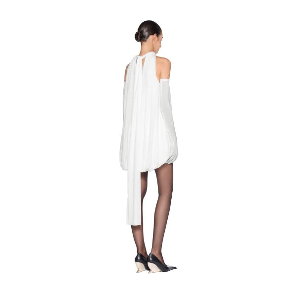 CHATS by C.Dam Rosalind Top and Skirt Set in White, view 3