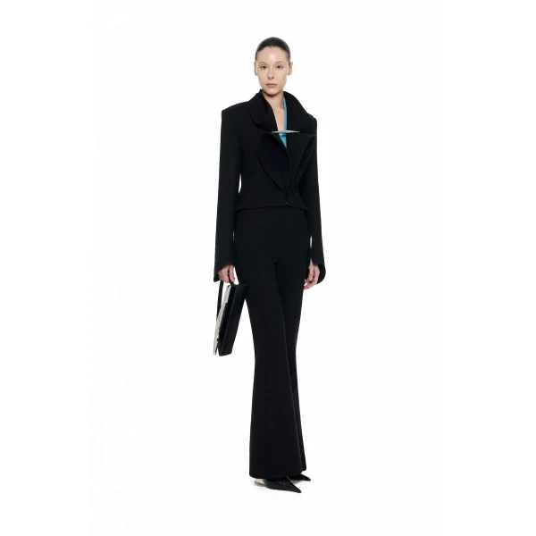 CHATS by C.Dam Sagitta Blazer in Black, view 2