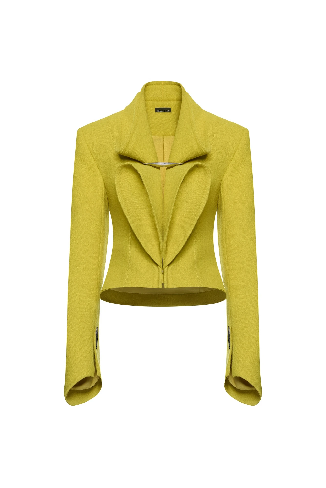 CHATS by C.Dam Sagitta Blazer in Chartreuse Green CHATS by C.Dam Sagitta Blazer in Chartreuse Green
