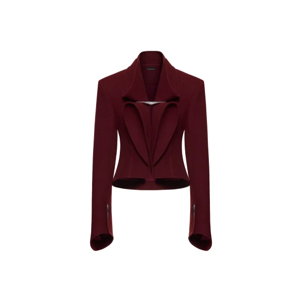 Sagitta Blazer in Maroon Red