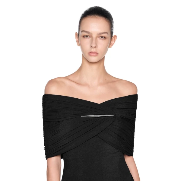 CHATS by C.Dam Sarah Dress in Black, view 4