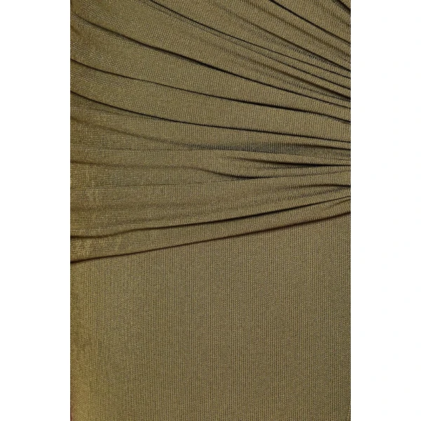 CHATS by C.Dam Sarah Dress in Brown Moss, view 5