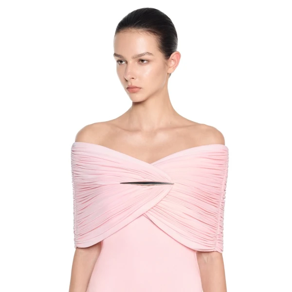 CHATS by C.Dam Sarah Dress in Pink, view 4