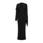 CHATS by C.Dam Selene Coat in Black