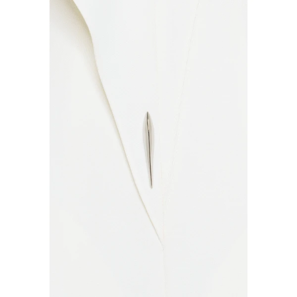 CHATS by C.Dam Selene Coat in Ivory White, view 5