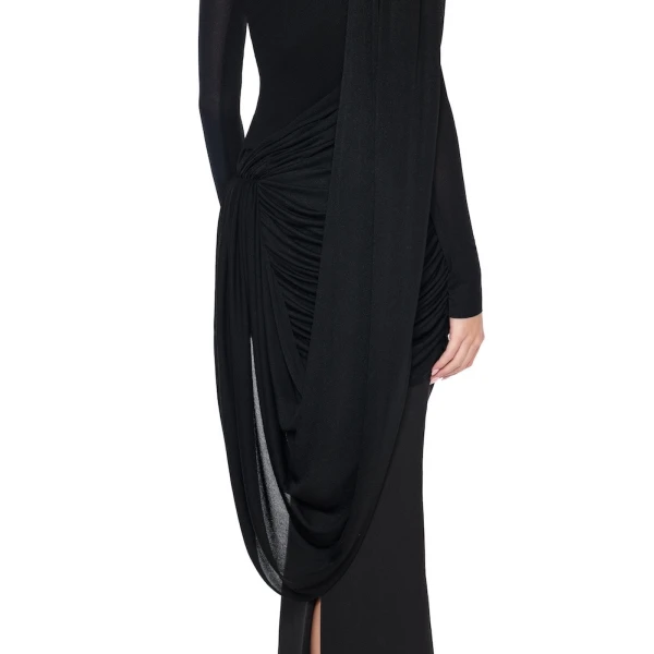CHATS by C.Dam Selma Dress in Black, view 4