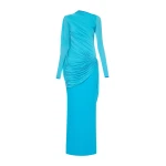 CHATS by C.Dam Selma Dress in Cerulean Blue