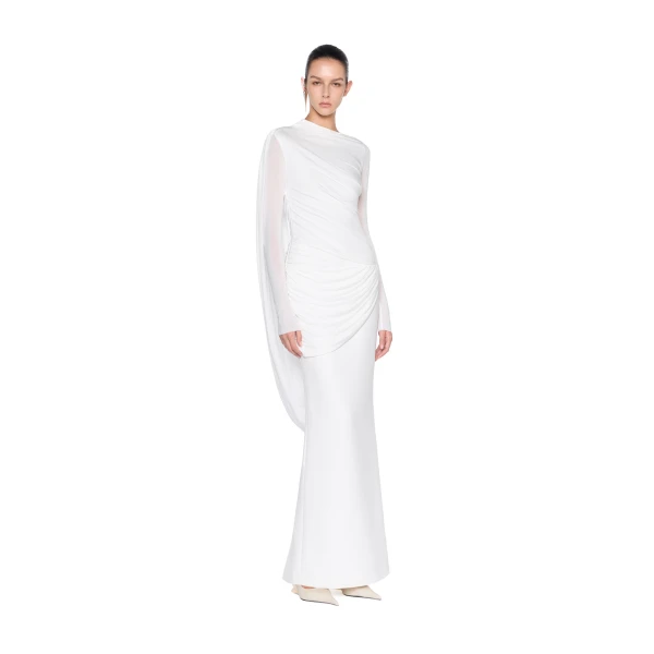 CHATS by C.Dam Selma Dress in White, view 2