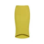 CHATS by C.Dam Sham Skirt in Chartreuse Green