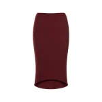CHATS by C.Dam Sham Skirt in Maroon Red