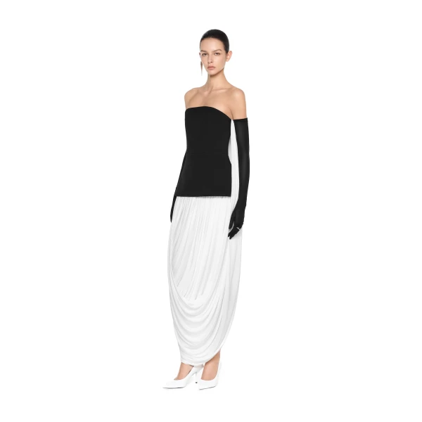 CHATS by C.Dam Shirley Dress in Black and White, view 2