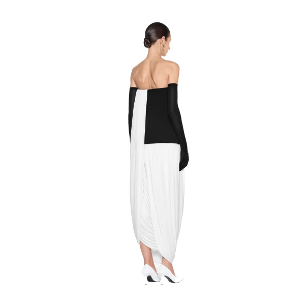 CHATS by C.Dam Shirley Dress in Black and White, view 3