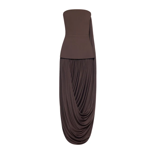 Shirley Dress in Brown